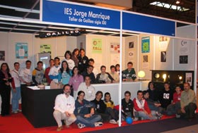 Los alumnos del IES Jorge Manrique en la VI Feria Madrid por la Ciencia