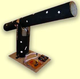 Telescopio que permite visualizar lo que vió Galileo cuando observo a Júpiter y sus satélites