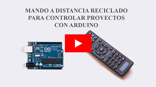 Control de proyectos con Arduino y mando a distancia reciclado